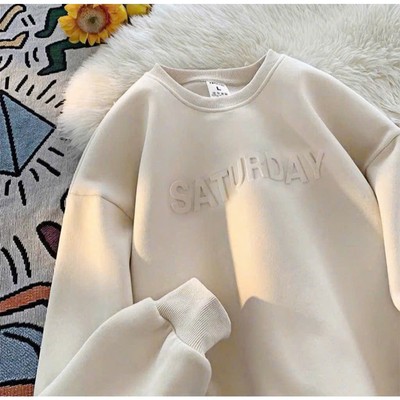 Áo SWEATER Nam nữ SATURDAY NAD Form Rộng  Chất Nỉ bông Unisex basic Thời Trang Trẻ Trung năng động