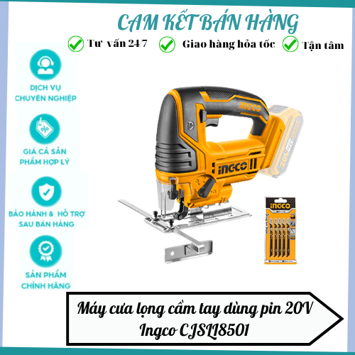 20V Máy cưa lọng dùng pin INGCO CJSLI8501