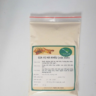 Bột gia vị Hà Khẩu, Đài Loan- Gói 200gr, 1000gr- Xúc xích, thịt xiên, chả nướng