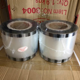 Màng ép ly TRONG dùng cho ly 700ml trở xuống, màng dập ly nhựa, cuộn màng ép ly trà sữa MẪU TRONG