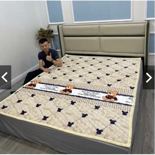Thảm Yuki trải giường mùa đông nỉ nhung giữ nhiệt cực tốt đủ kích thước - Thảm nỉ nhung trải giường mẫu mới 2024
