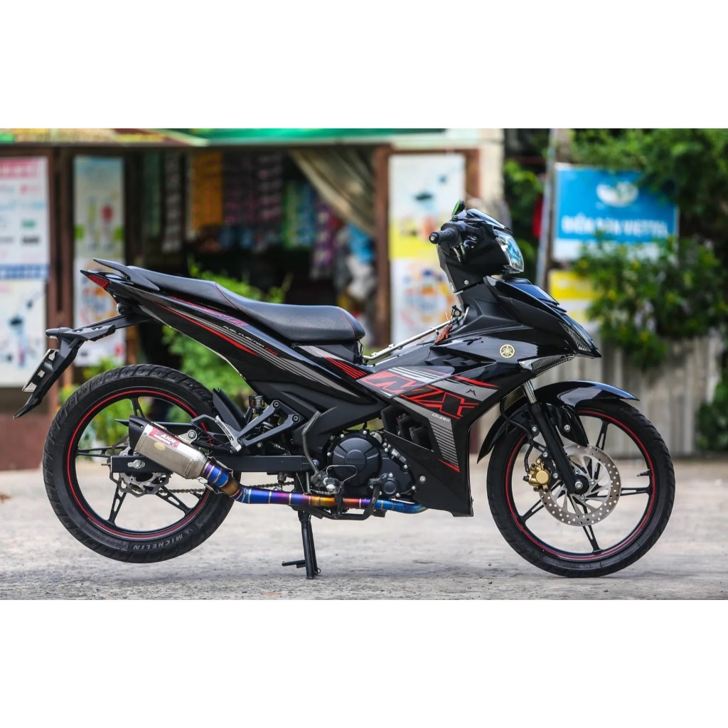 Tem rời Exciter 150 MX đen đỏ (Z)