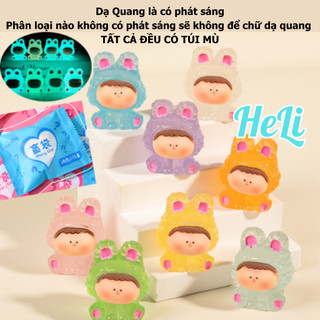   CHARM GIÁ CAO 2.5-4.5CM  COMBO 5 TÚI MÙ CHARM DẠ QUANG PHÁT SÁNG VÀ KHÔNG CÓ DẠ QUANG TRANG TRÍ 