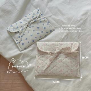 Pouch Soy - ví mini cột nơ (có dây kéo) - ICHI.SG