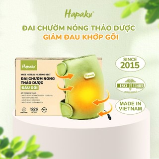  Đai Chườm Thảo Dược Giảm Đau Khớp Gối Hapaku Giảm Nhức Mỏi Thoái Hóa Khớp Gối Tê Bì Chân Thư Giãn Ngủ Ngon 