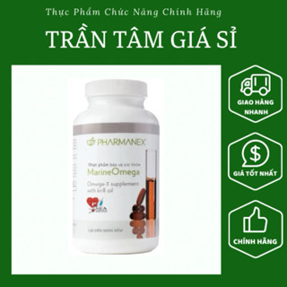 Dầu cá omega nuskin Marine 120 viên Tem tiếng Anh.