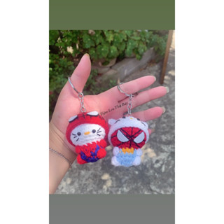 TLTB| Móc khoá handmade Hello kitty & Spiderman siêu xinh ❤️, dùng làm móc khoá nhóm/cặp