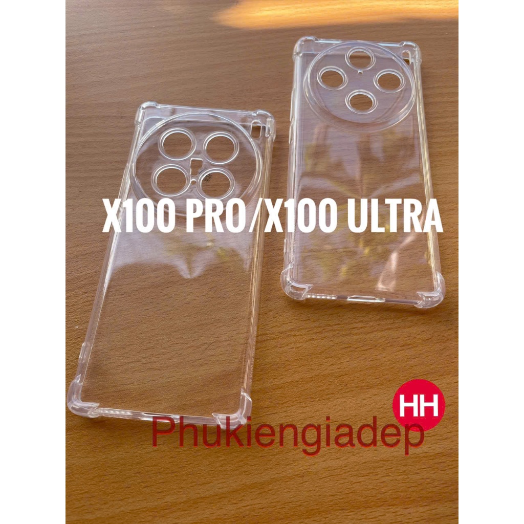 Ốp lưng Chống Sốc Vivo X100 Ultra , X100 Pro, X100S, X100S Pro dẻo Trong Suốt Bảo Vệ Camera