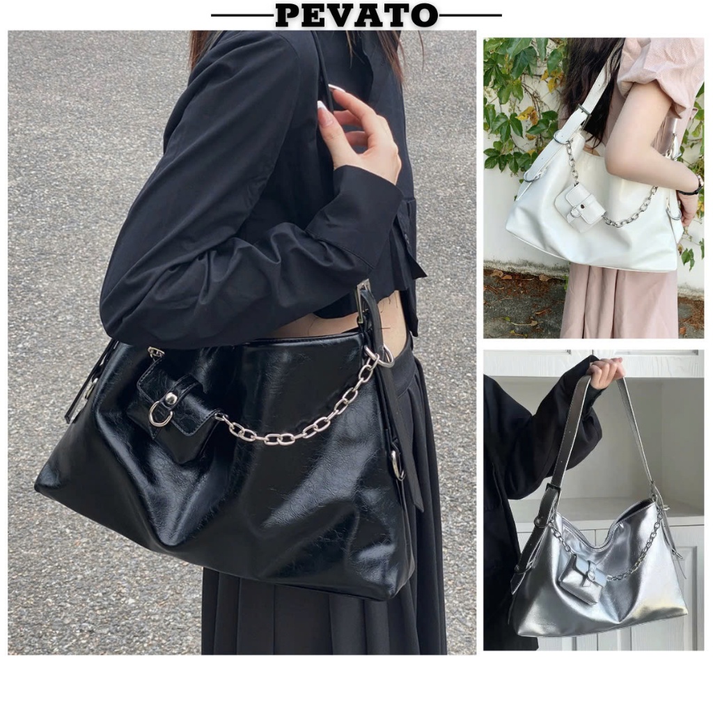 Túi Tote Da Đeo Vai Túi Đeo Chéo Nữ Bản To Lớn Đựng Được Laptop Đi Học Đi Làm TXN03