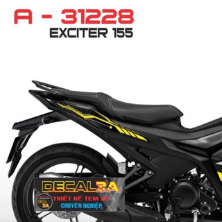 Tem trùm Exciter 155 Chỉ DECAL 3A