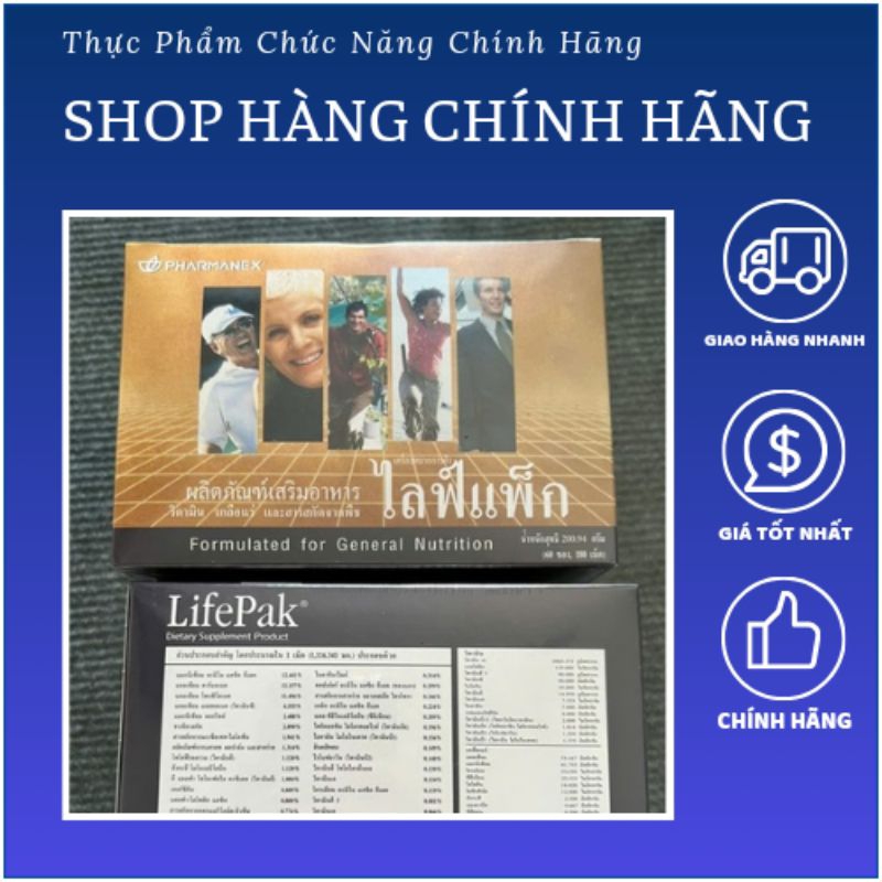 [ Chính hãng ] Lifepak nuskin giúp bổ sung dinh dưỡng toàn diện.