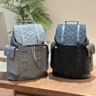 [Mirror Quality] - Ba Lô Luon Vuituoi Christopher MM Monogram Taurilon Leather Backpack, Balo LV, Ba lô học sinh