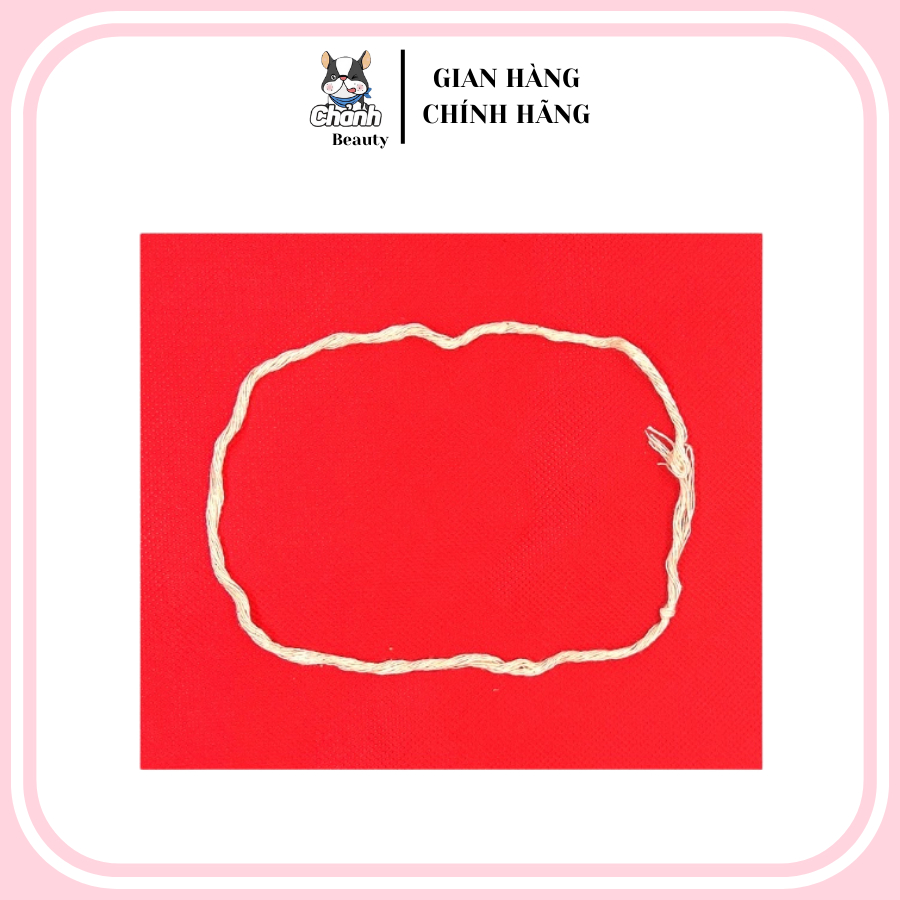 Dây chuyền chỉ trắng