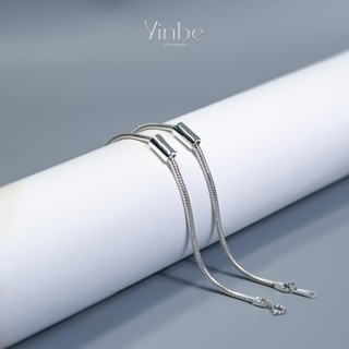Lắc Tay Đôi Nam Nữ Vòng Tay Bạc Trụ Moment Yinbesilver YB026 Charm Trụ Khắc Chữ Theo Yêu Cầu