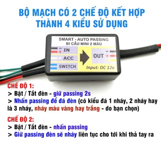 Mạch Smart Auto Passing (SAP) with Relay cho đèn trợ sáng