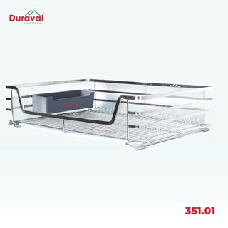 Giá xoong nồi- Giá để xoong nồi tủ bếp dưới- Giá xoong nồi INOX 304 không gỉ, giúp tối ưu diện tích