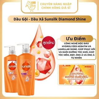 Dầu Gội Sunsilk (370 - 400ml) Thái Lan Chăm Sóc, Nuôi Dưỡng Tóc, Suôn Mượt Óng Ả - Hinohouse