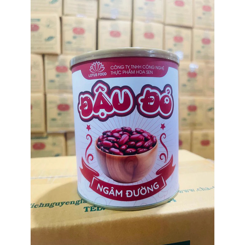 Lon Đậu Đỏ 900g Lotus
