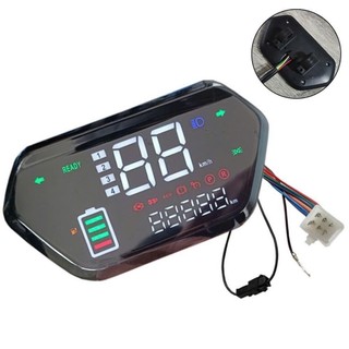 Đồng Hồ Báo Vận Tốc Xe Điện 48-72v Hình Lục Giác Full Chức năng màn led Mã SH2