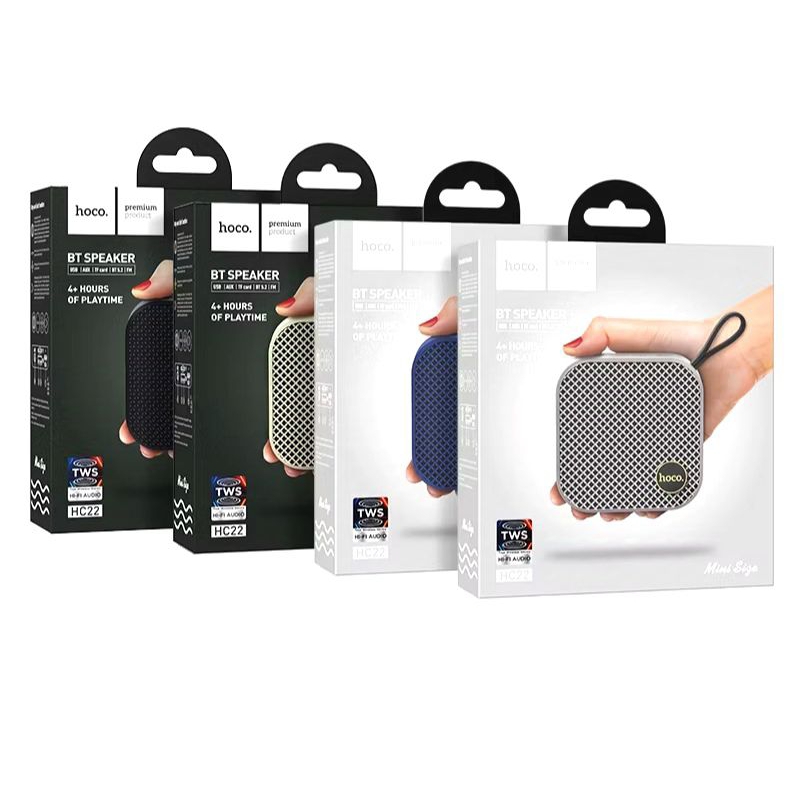 Loa Bluetooth HC22,hỗ trợ cắm thẻ nhớ,cổng ÃU 3.5mm .