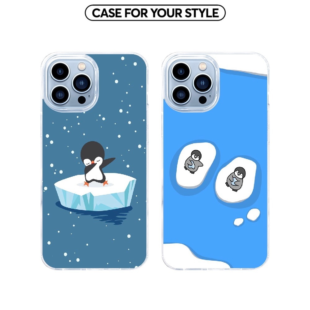 Ốp lưng Iphone 16 Pro Max/XS/13 PM/14+/15 Pro...Trong Từ Tính Sạc Không Dây Hình Penguin