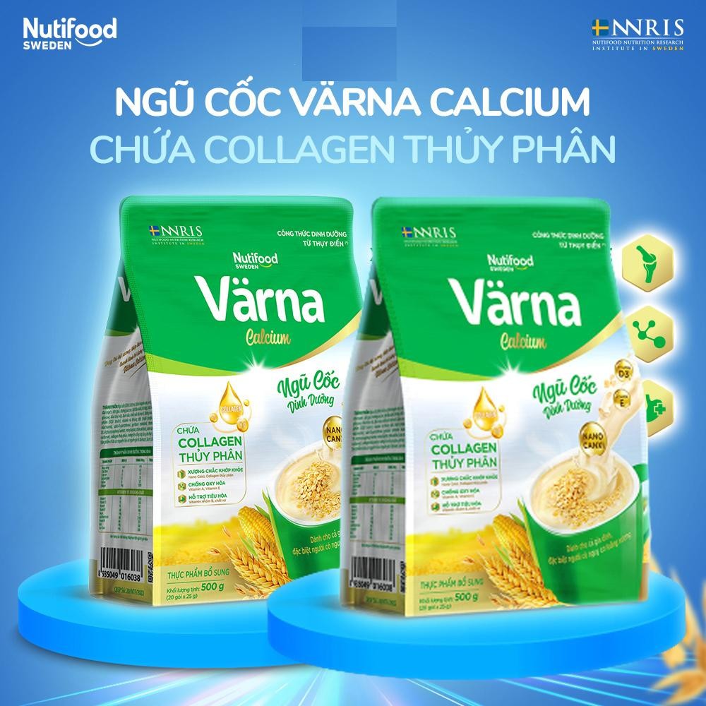 Combo 02 Túi Ngũ cốc dinh dưỡng Varna Diabetes 400g/ Complete 500g/ Calcium 500g - NUTIFOOD SHOP