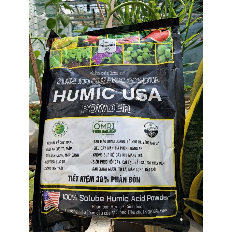  Phân bón HUMIC USA 1kg nhập khẩu Mỹ hàng chính hãng JVA NongNghiepVietNhat 