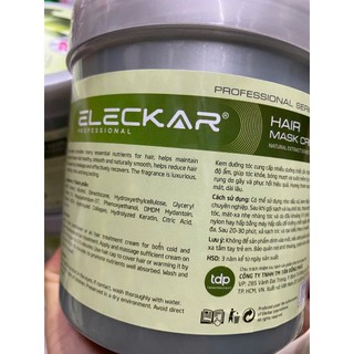 Dầu xả tóc olive Elecka 1000ml - Hấp dầu OLIVE Eleckar mẫu mới - Kem ủ