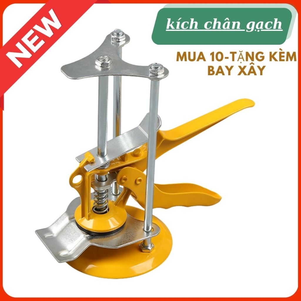 Combo 10 chân kích gạch [TẶNG BAY XÂY]con đội gạch ốp lát