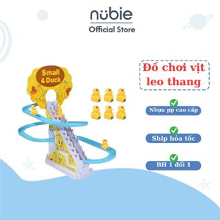 Nubie Đồ Chơi Cầu Trượt Vịt Vàng Leo Thang Phát Nhạc Cực Vui Tai Và Đèn Nháy Cho Bé Yêu