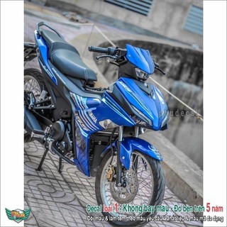 Tem rời Exciter 155 xanh đen trắng (8)