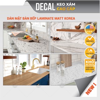   Hỏa tốc  Decal dán mặt bếp vân đá vân gỗ cao cấp khổ lớn 120cm nhiều mẫu Decal24h DDB-MATT-A07 