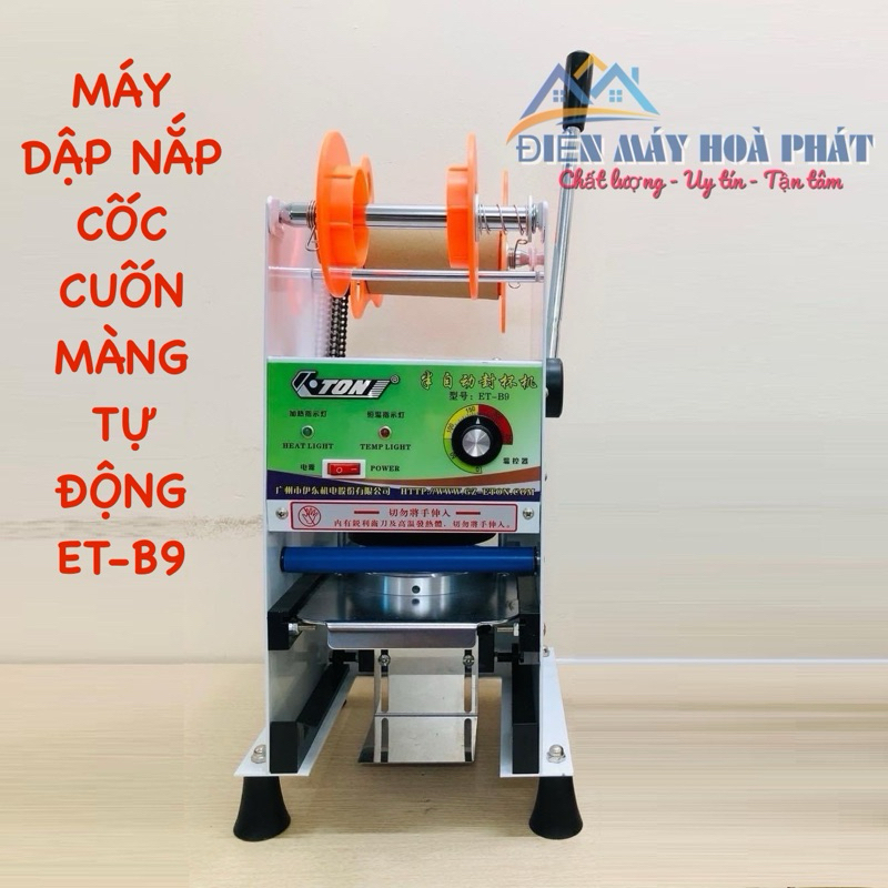 Máy ép miệng ly, dập nắp cốc ET-B9