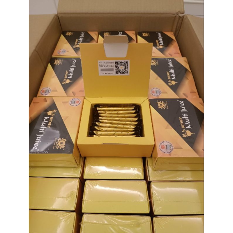 [ hương vị cũ ] Multi juice Bitney nhập khẩu Malaysia. 1 hộp 10 gói