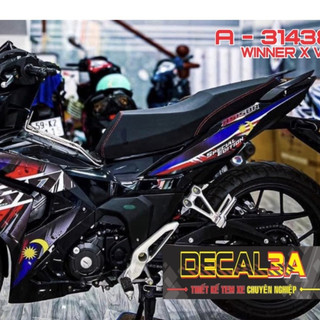 TEM WINNER X V3 PHỐI MÀU NEW DECAL 3A