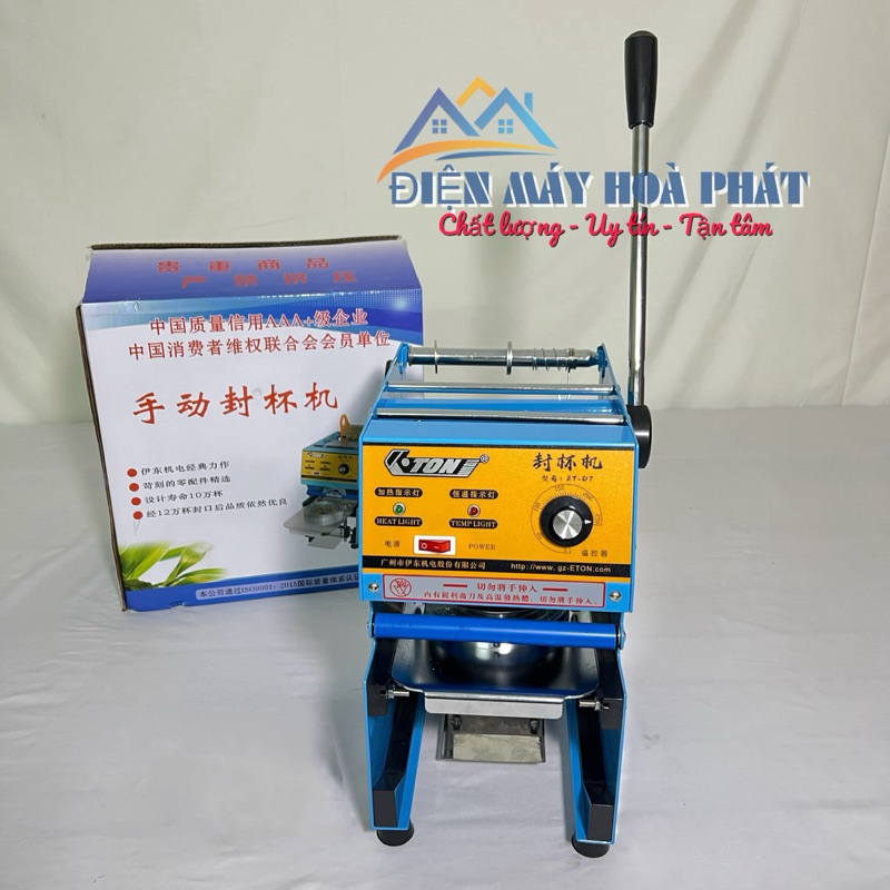 Máy ép miệng ly, dập nắp ly ETON (700ml)