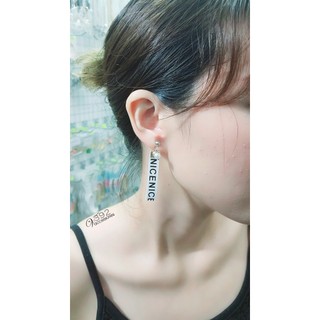 Bông tai nơ ngọc - B1140 B974