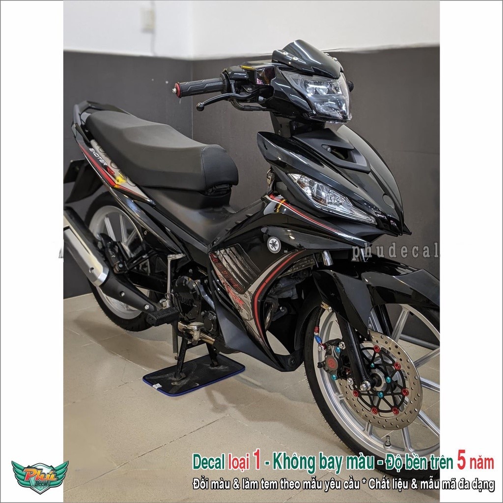 Tem rời Exciter 135 đen xám đỏ 2013 (8)