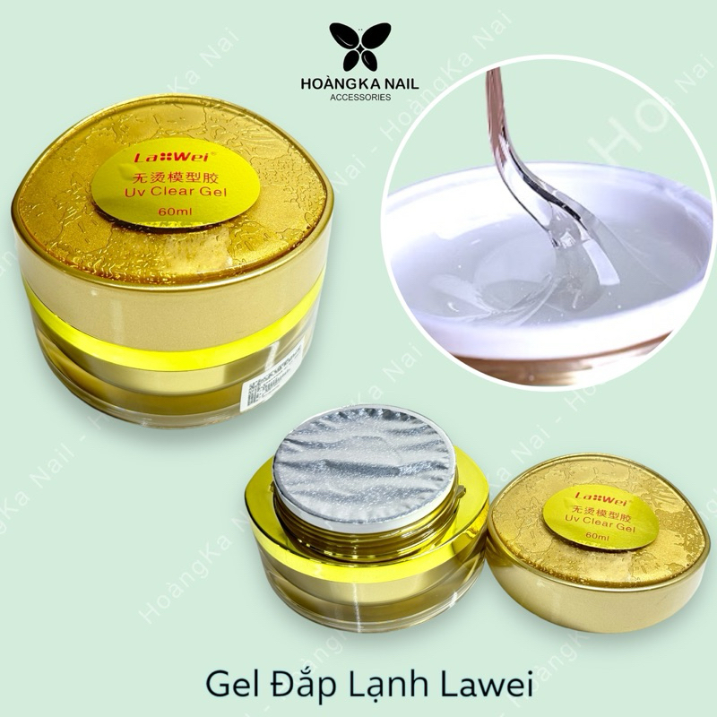 Gel Đắp Móng Lawei chính hãng (60ml) , Gel Đắp Lạnh , Gel Lawei - Phụ kiện nail Hoàng Ka