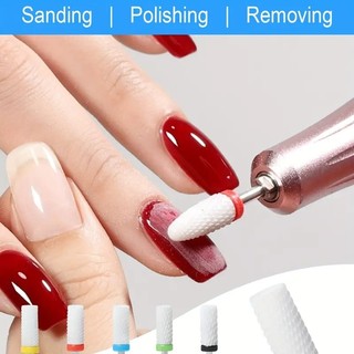 Đầu mài móng nail bằng sứ form vuông dùng trong làm móng-ĐỒ NAIL VIỆT