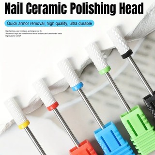 Đầu mài móng nail bằng sứ form vuông dùng trong làm móng-ĐỒ NAIL VIỆT