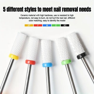 Đầu mài móng nail bằng sứ form vuông dùng trong làm móng-ĐỒ NAIL VIỆT