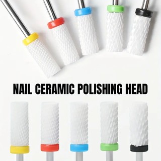 Đầu mài móng nail bằng sứ form vuông dùng trong làm móng-ĐỒ NAIL VIỆT