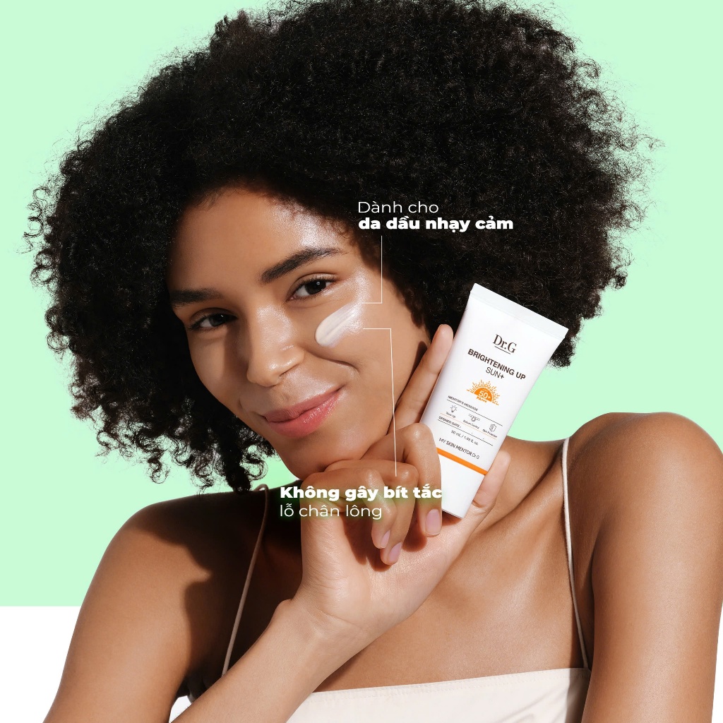 [Hộp lẻ] Kem Chống Nắng Dr.G Brightening Up Sun+ SPF50+ PA+++ 50ml Nâng Tông Kiềm Dầu Làm Sáng Da | BigBuy360 - bigbuy360.vn
