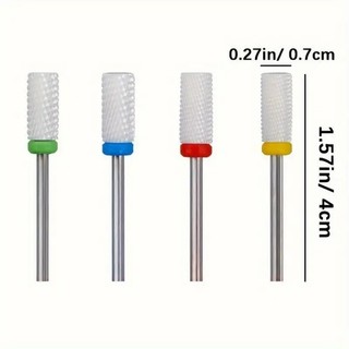 Đầu mài móng nail bằng sứ form vuông dùng trong làm móng-ĐỒ NAIL VIỆT