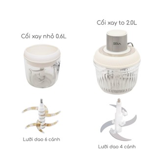 Phụ Kiện Cối, Lưỡi Dao Thay Thế, Phụ Kiện Bóc Tỏi Đánh Ruốc Máy Xay Thịt Seka SK2287 Hàng Chính Hãng