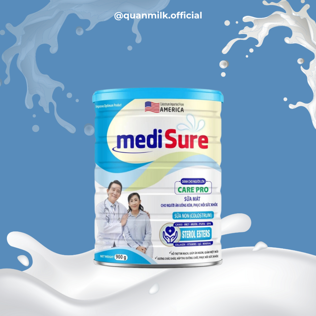 Sữa Mát MediSure Care Pro Dành Cho Người Lớn Ăn Uống kém, Phục hồi Sức Khỏe