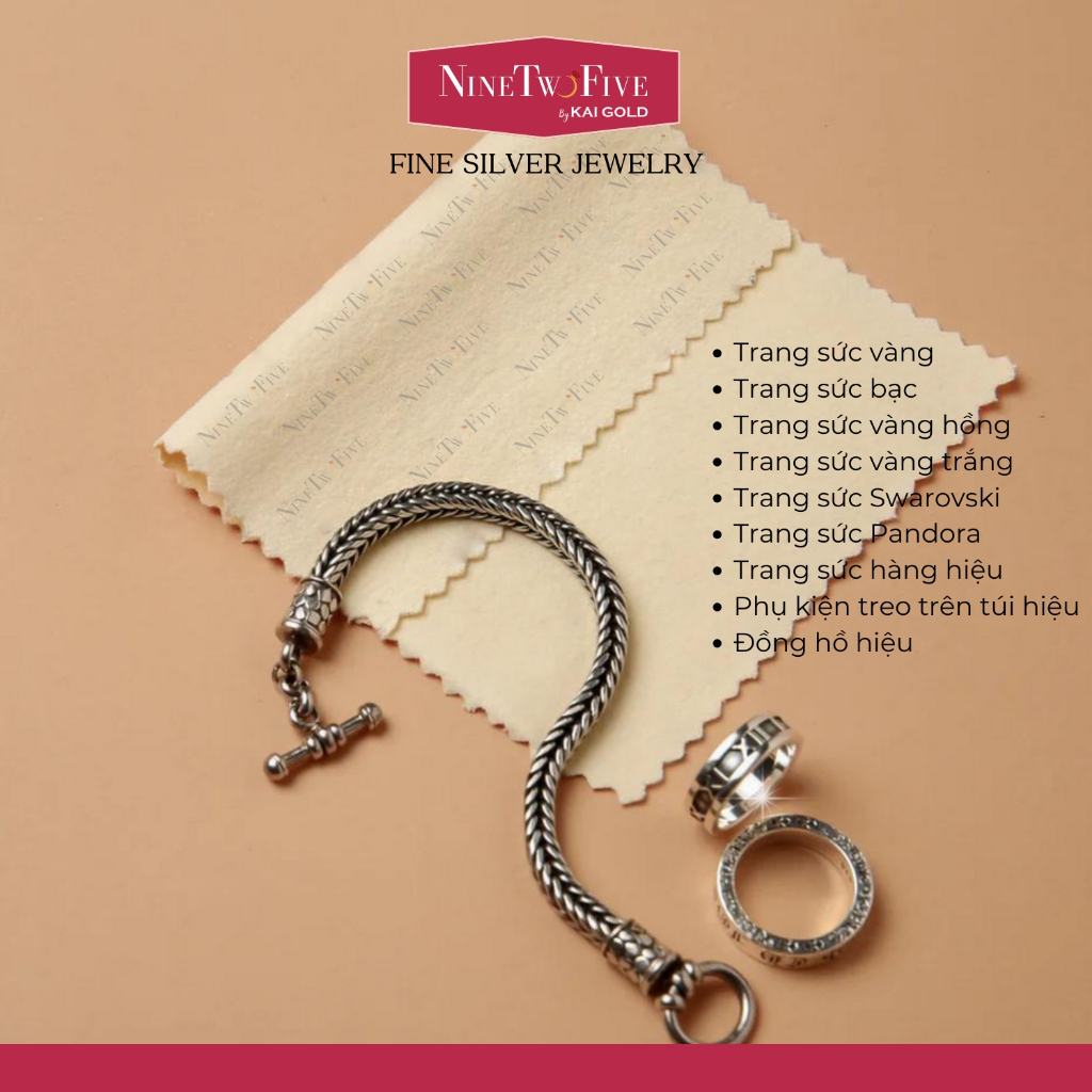 Khăn Lau Bạc Cao Cấp Làm Sáng Trang Sức Vàng Bạc, Logo Túi Hiệu – Không Giặt – Chính Hãng An Toàn Cho Da