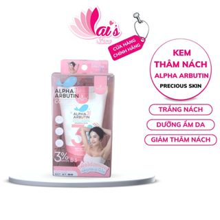  Kem Thâm Nách Alpha Arbutin 3 Plus Precious Skin Thái Lan  50g  Giảm Thâm Trắng Da Vùng Nách Đầu Gối Khủy Tay Bikini 