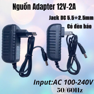 Nguồn 12v 2a chân to 5.5 dùng cho camera đèn led - Nguồn Adapter 12v2a chất lượng cao